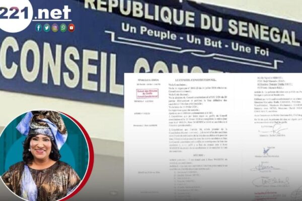 Le Conseil constitutionnel prend une nouvelle décision après le retrait de la candidature de Rose Wardini