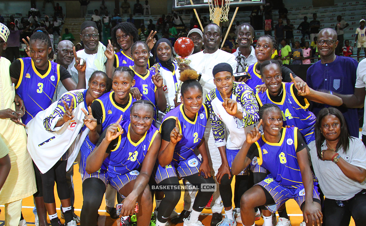 BASKET : l'ASC Ville de Dakar vainqueur de la Coupe de la Ligue